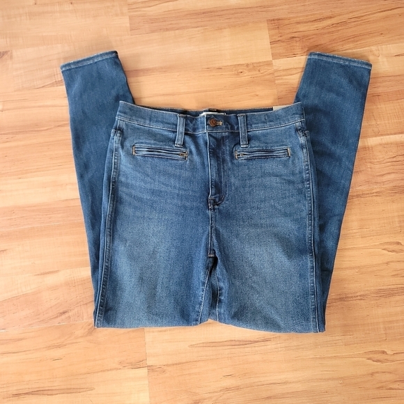 NWT Madewell RARE Zip-Pocket Edition 10" High-Rise Roadtripper Jegging W28T - Picture 6 of 9